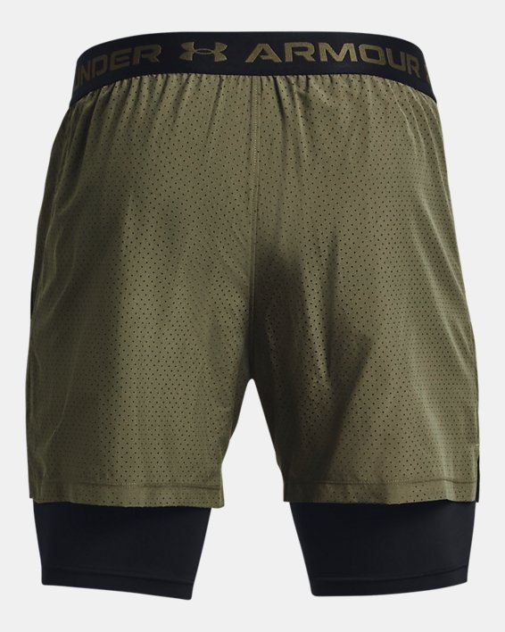 Men's UA Vanish Woven 2-in-1 Vent Shorts, Green, pdpMainDesktop image number 6